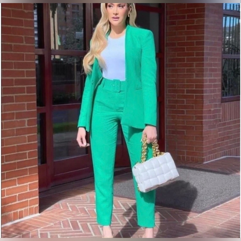 Zara Emerald Green Suit Set - Picture 5 of 11